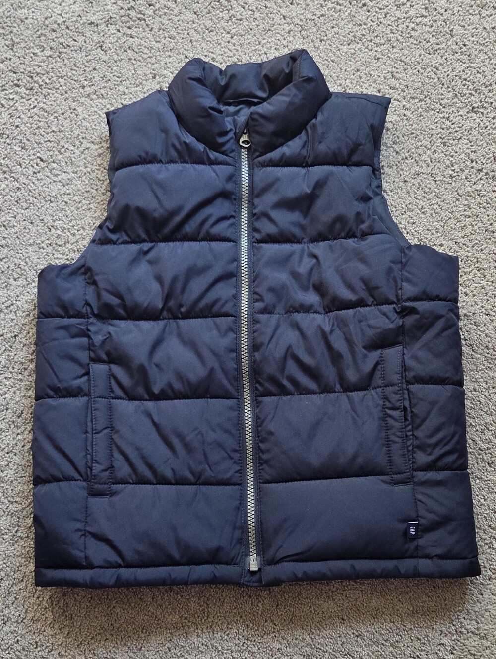 GAP Kids Navy Blue Puffer Vest Size S (6/7) Cold Control Preppy Normcore Outdoor